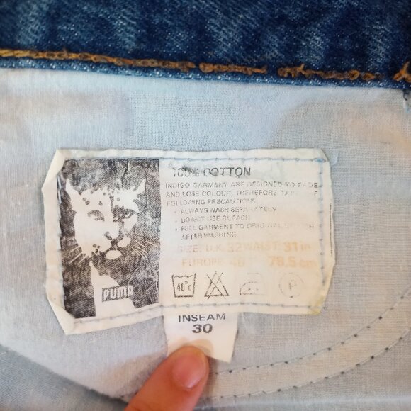 Vintage Puma Jeans W30L27.5 - Picture 4 of 8